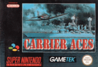 Carrier Aces PAL Super Nintendo PAL box art